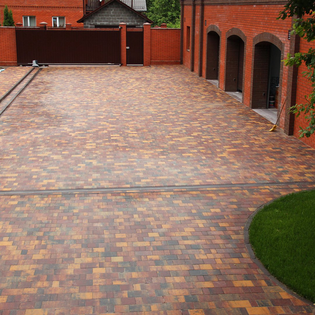 Тротуарная плитка BRAER II «Прямоугольник» Color Mix Тип 3 «МАЛЬВА»