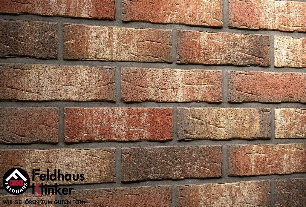 Фасадная плитка ручной формовки Feldhaus Klinker R658 sintra ardor belino NF14, 240*14*71 мм