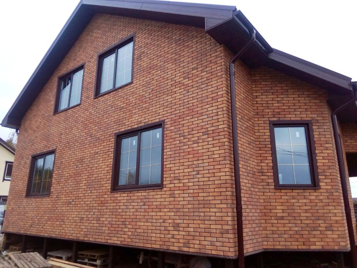 Krem Rustik, Толщина 60 мм, Фасадные Термопанели Rufford