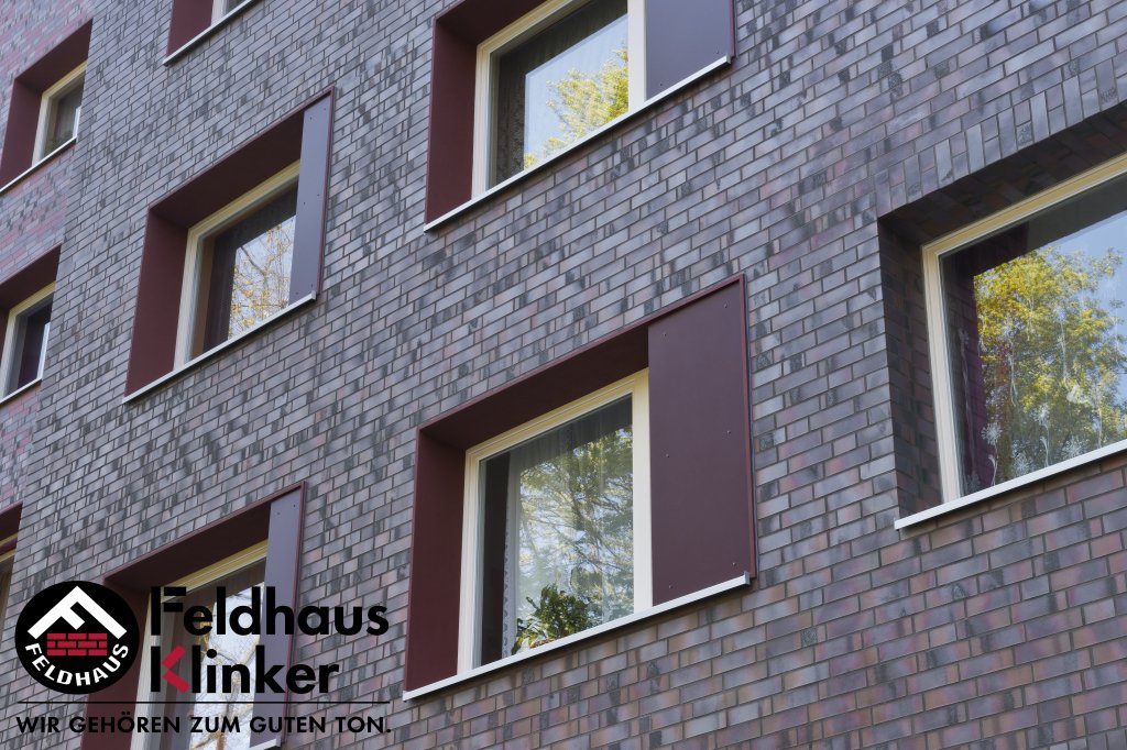 Фасадная плитка ручной формовки Feldhaus Klinker R561 carbona carmesi maritimo NF14, 240*14*71 мм
