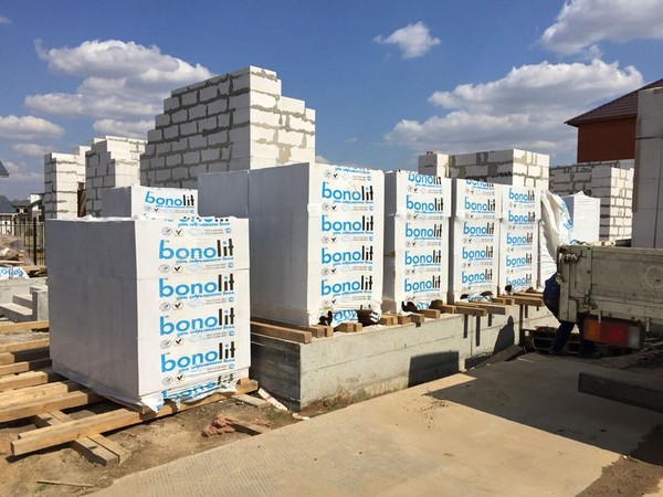 Газобетонные блоки Bonolit г. Малоярославец D500 B2,5 625х250х250